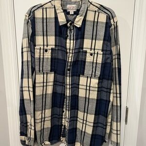 Mens J. Crew flannel Shirt
